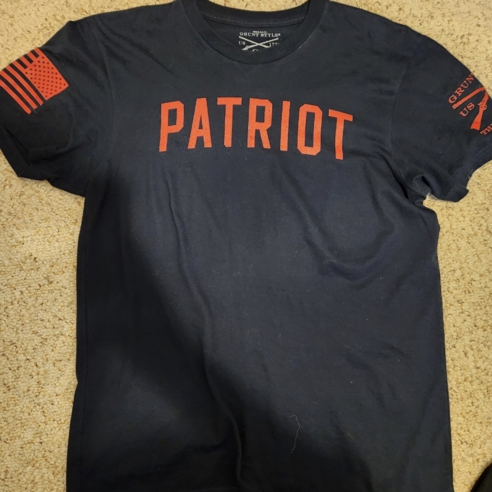 Grunt Style Men's Black 'Patriot' T-Shirt